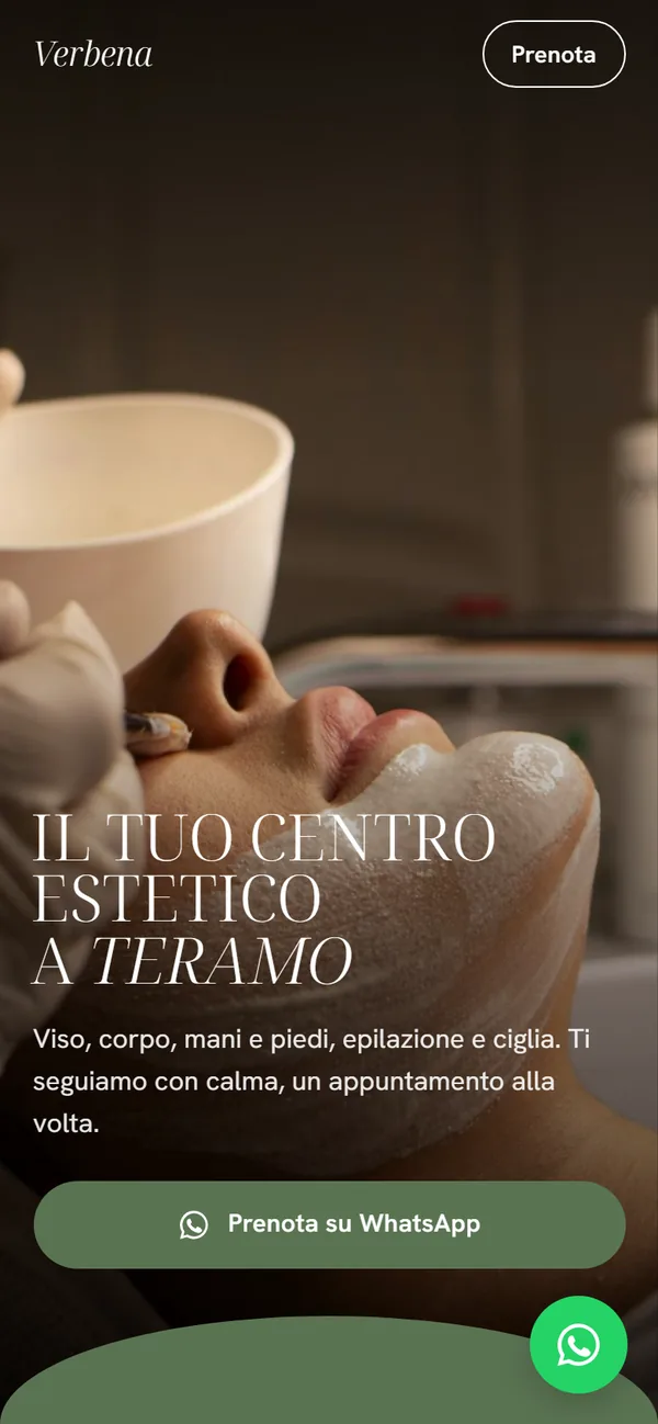 L'esempio in stile Rituale visto dal telefono